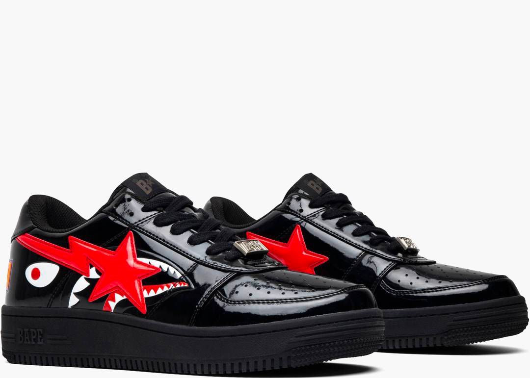 Air Force bape noir et rouge