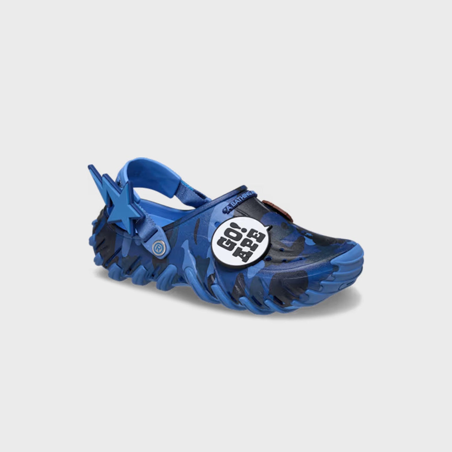 BAPE x Crocs Echo RO Clog bleu