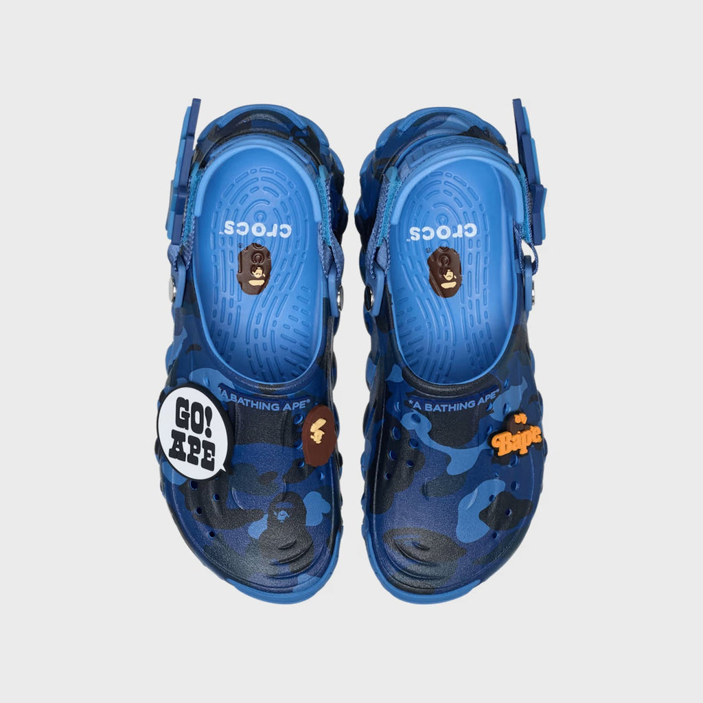 BAPE x Crocs Echo RO Clog bleu