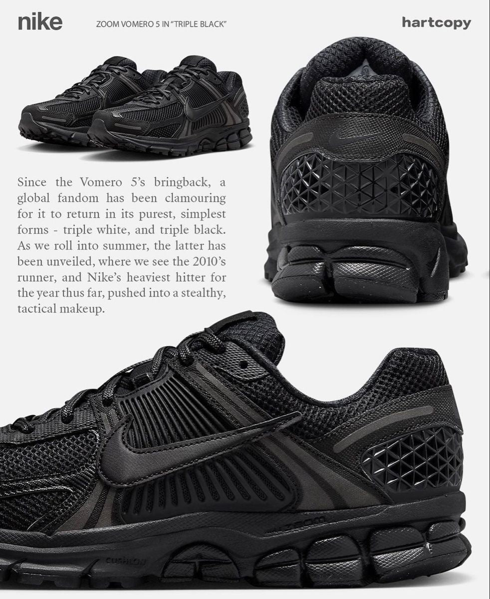 Nike Vomero 5 full black