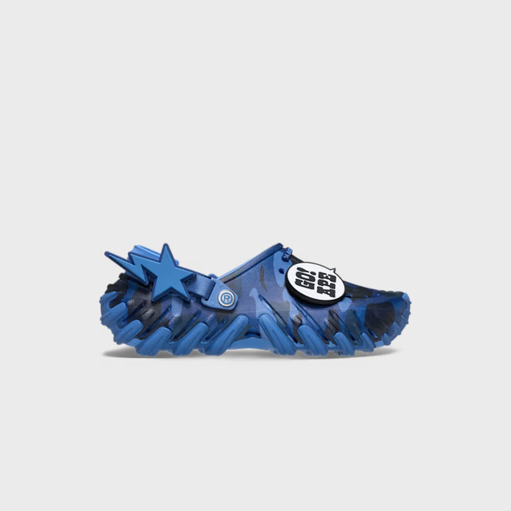 BAPE x Crocs Echo RO Clog bleu