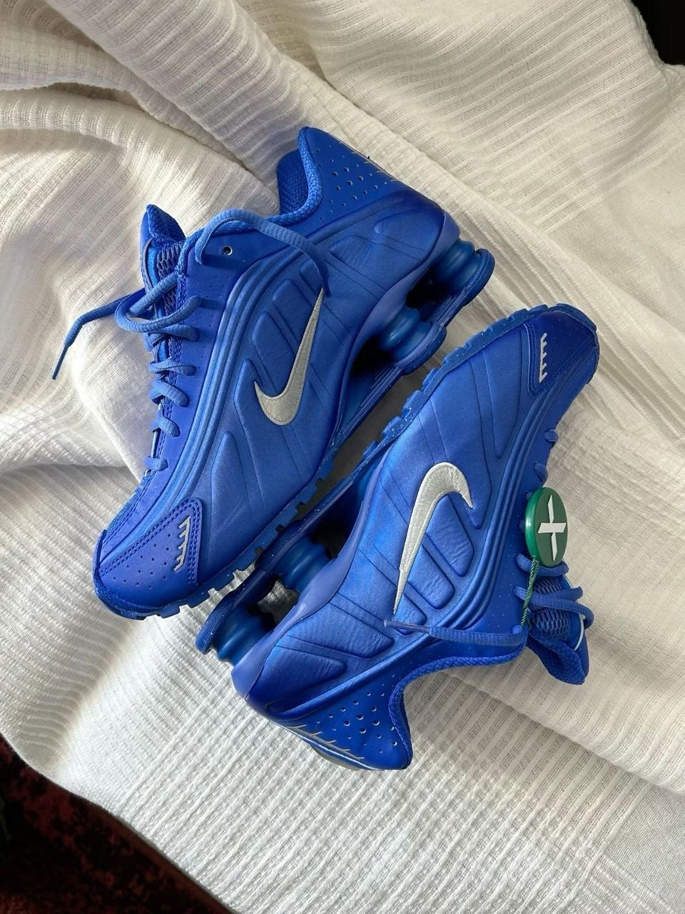 Nike shox R4 bleu