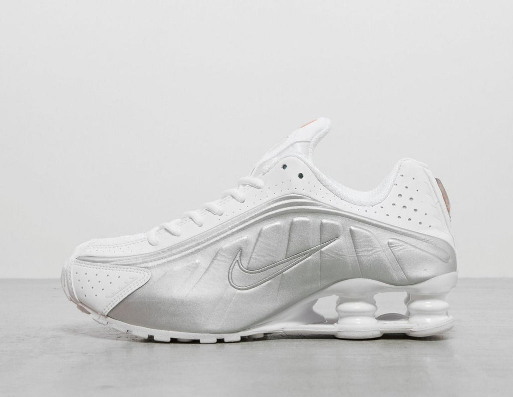 Nike shox R4 blanc gris