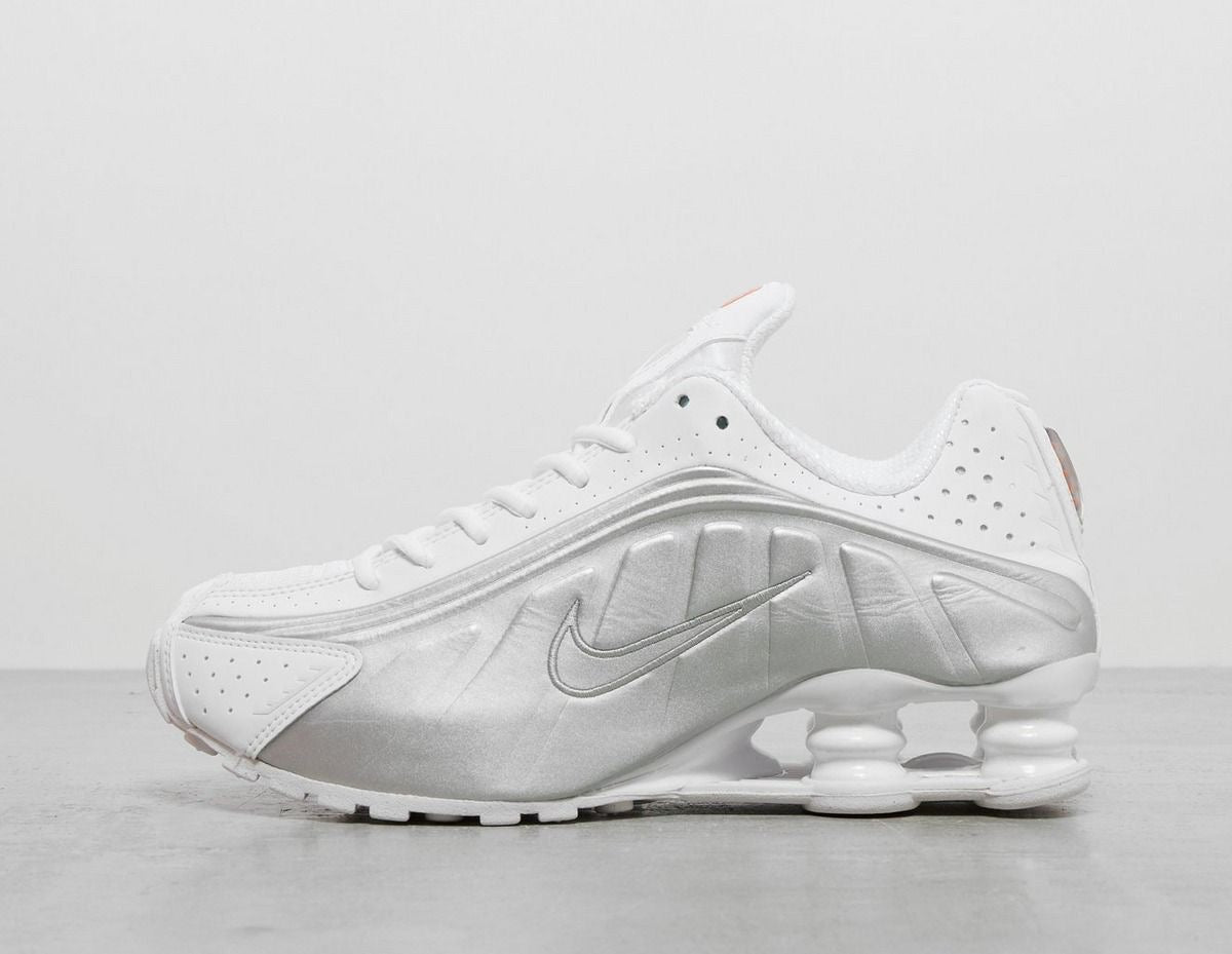 Nike shox R4 blanc gris