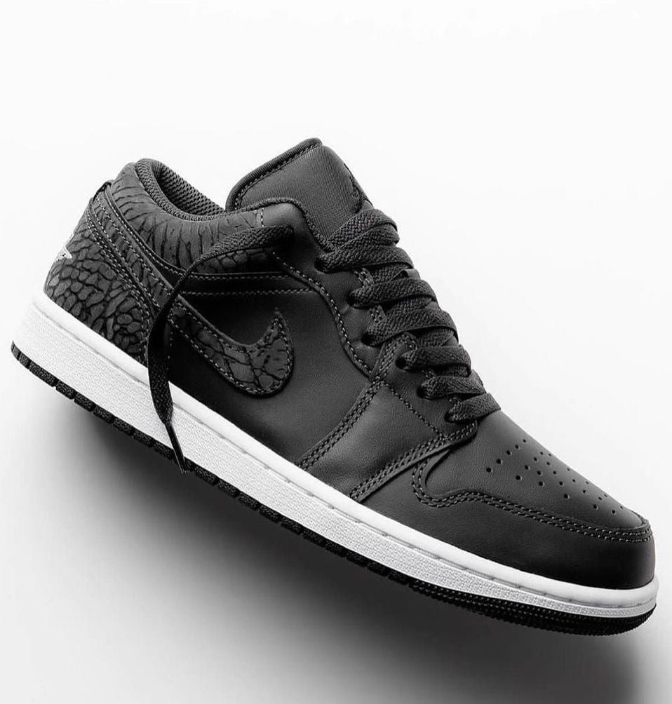 JORDAN ONE LOW BLACK ELEPHANT 🐘