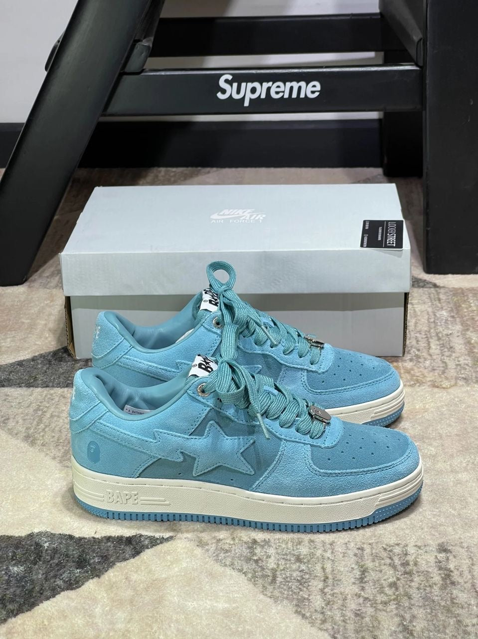 Air Force bape bleu