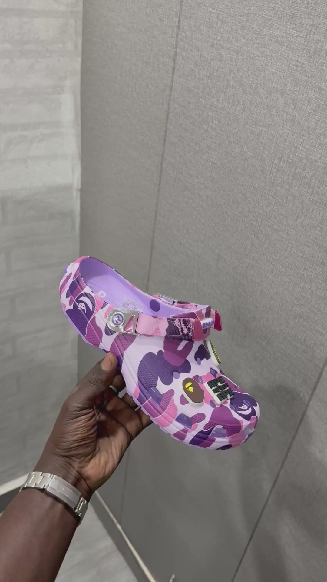 Crocs bape mauve